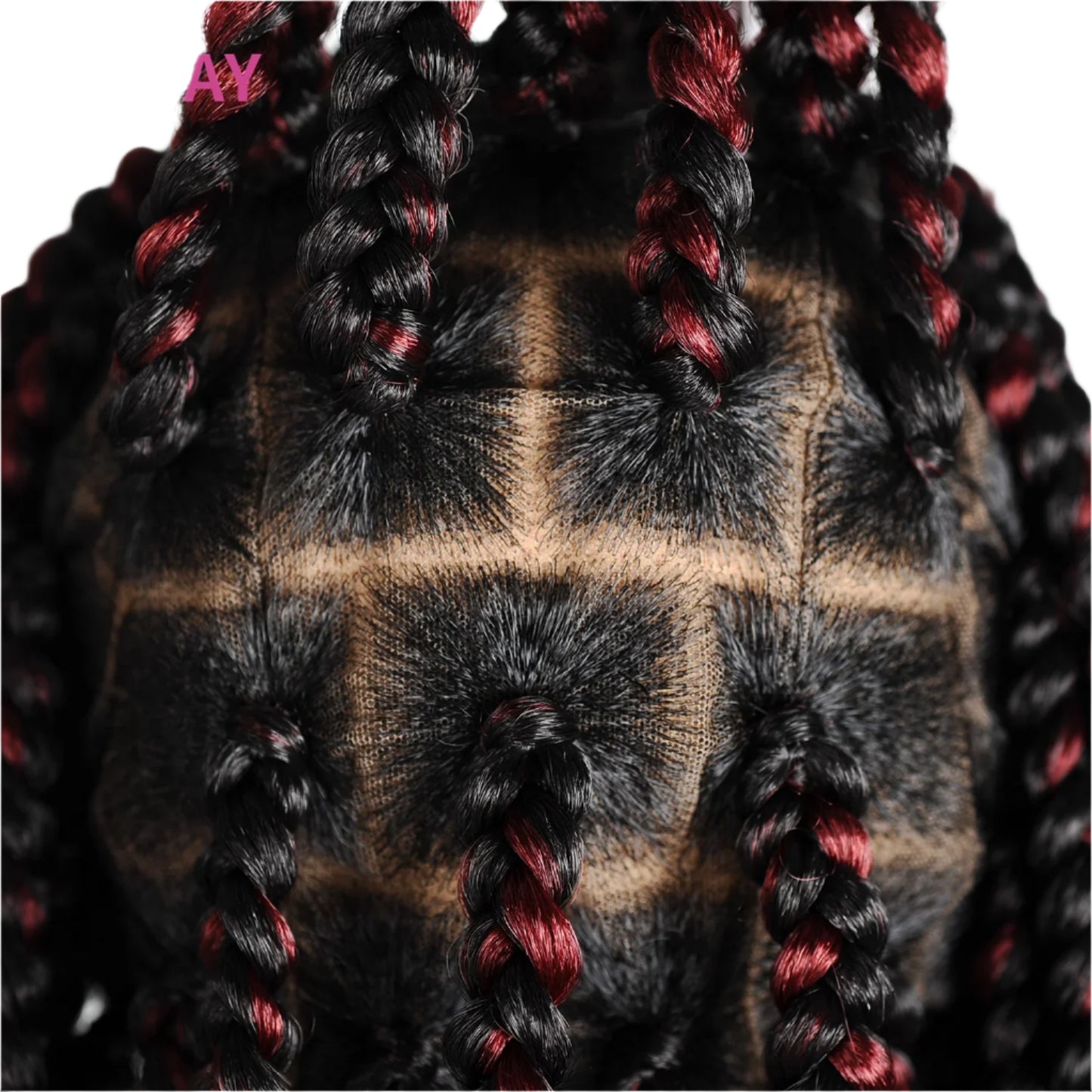 360 Knotless Box Braids Wig | Super Long | Full Lace | Baby Hair | Synthetic Braids | Black Women