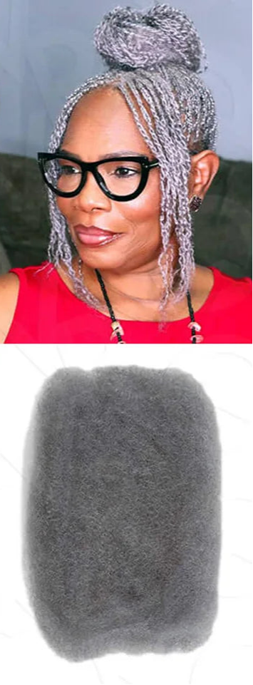 TOP Selling Afro Kinky Bulk Braiding Hair Extensions | Rebecca Lightweight Natural & Colored Brazilian Remy Hair (Long-Lasting) Luxegan