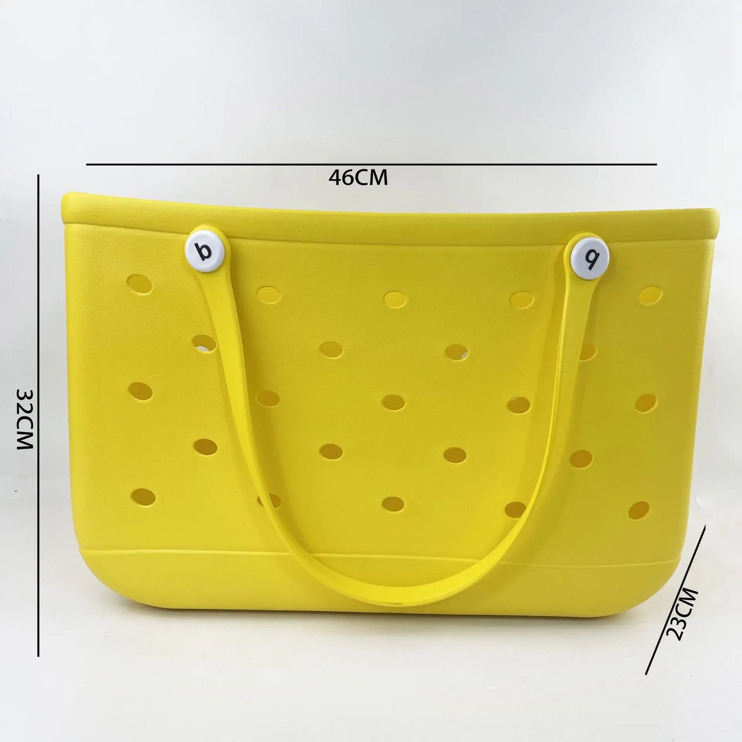 Beach EVA Bogg Bag | Rubber Waterproof Travel Tote Bag & Washable Handbag (For Sports, Beach, Market & Pool) Luxegan