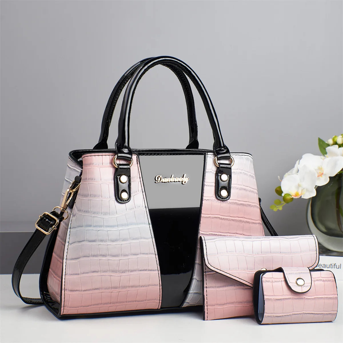 Luxury Designer Shoulder Crossbody Bags High-quality 3Piece Set Women Bags | Fashion Ladies Handbags Crossbody Messenger Bag Sac