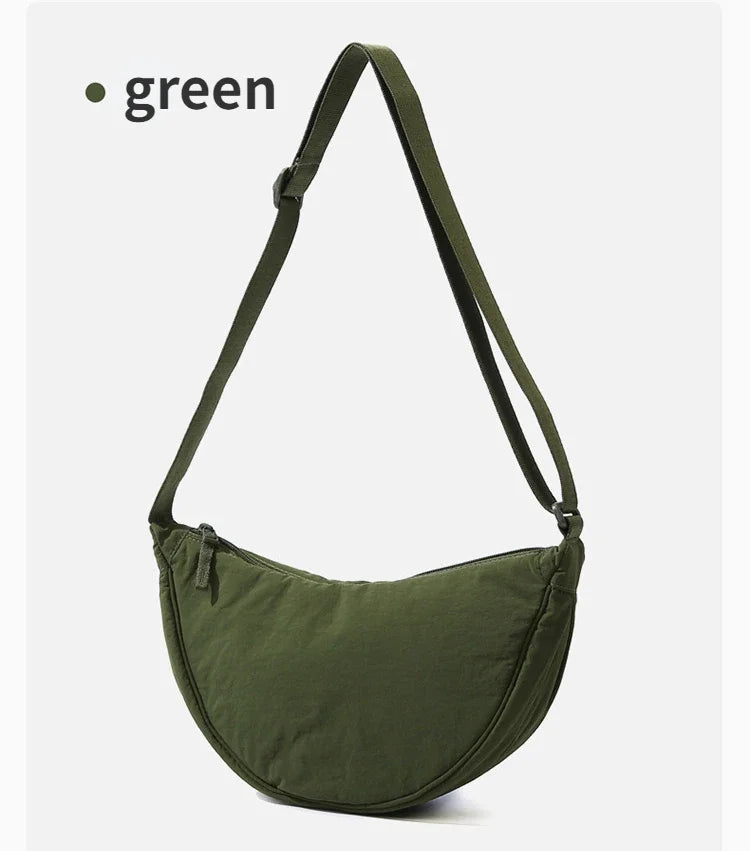 New Color Women’s Nylon Shoulder Bag | Casual Sports Hobo Crossbody | Fashionable Large Capacity Fanny Pack Purse & Handbag Luxegan