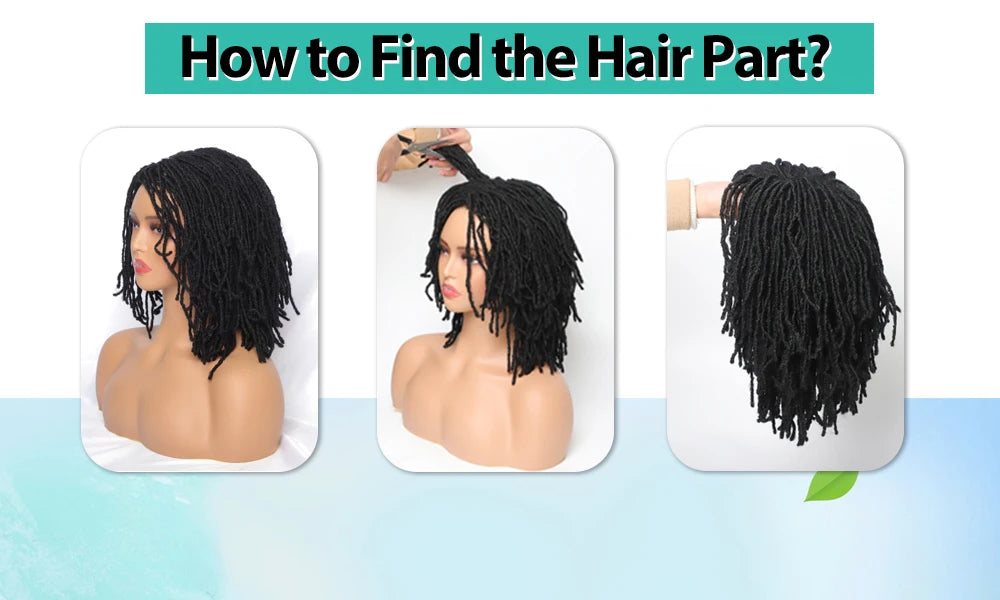 10" Braided Bob Wig | Afro Dreadlock Wig | Curly Ends | Synthetic Crochet Wig | Cosplay - Luxegan