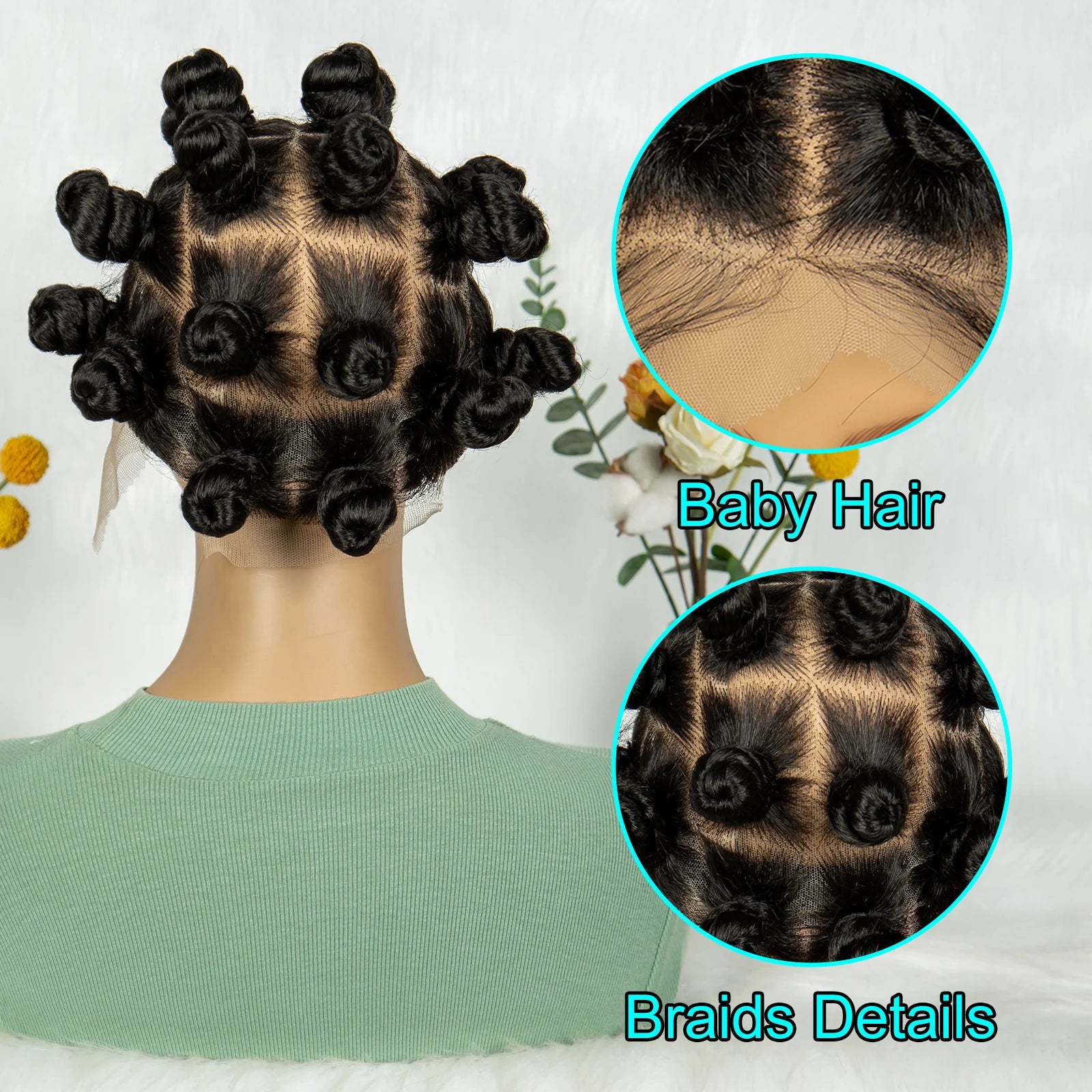 KIMA Easy Install Bantu Braids Wig | Lace Front Luxegan
