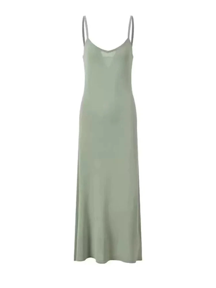 O-Neck Pearl Button Knit Midi Dress | Short Sleeve Slim Elegant Office Lady Spring Summer Dress Luxegan