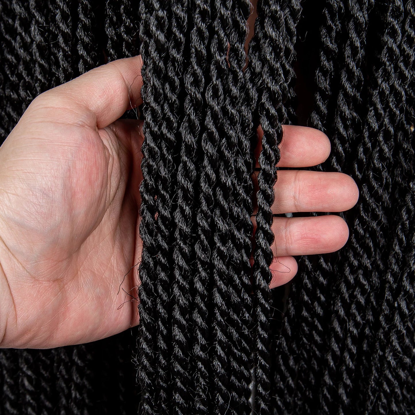 40" Long Straight Braided Wig | Full Lace | Baby Hair | Colored Braids Luxegan