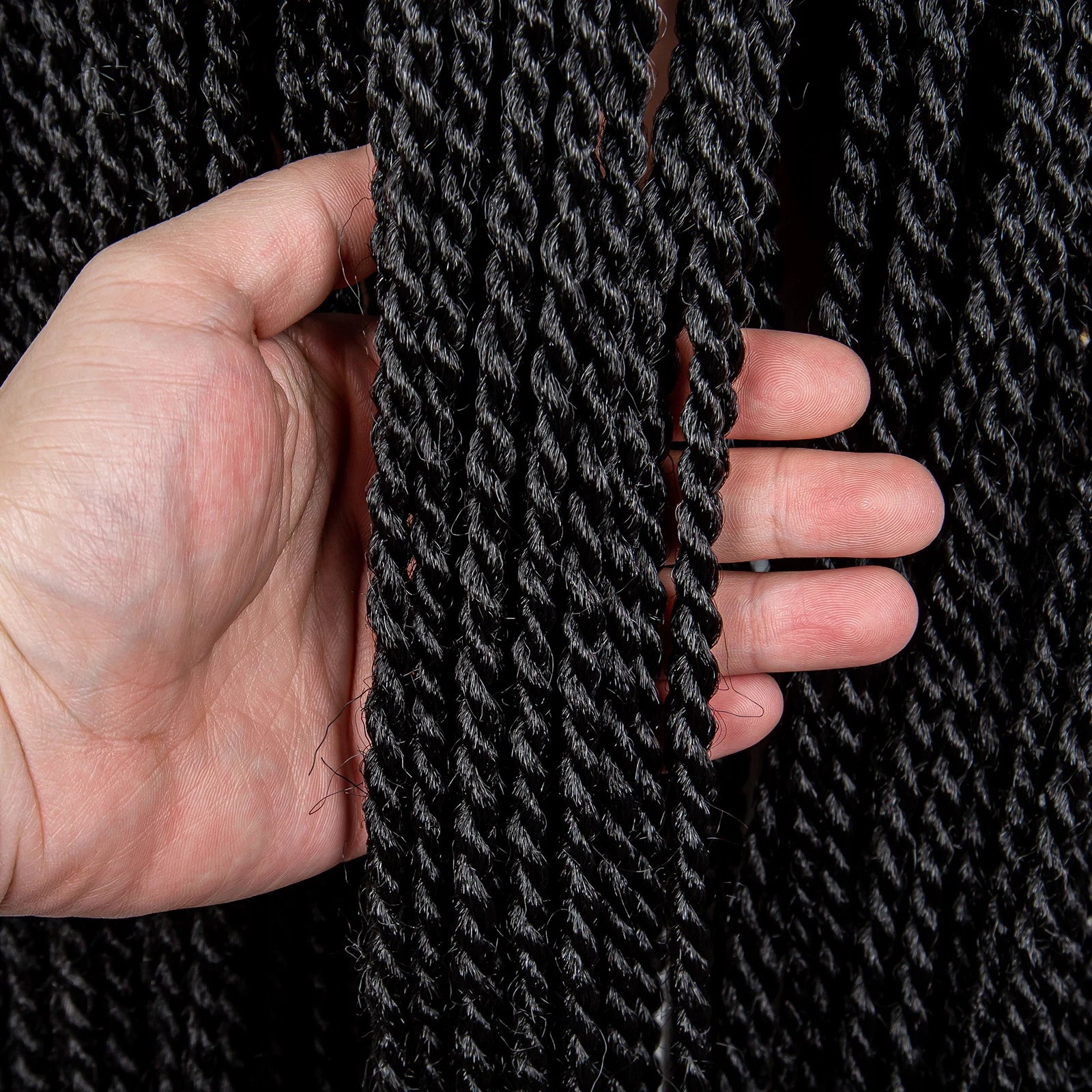 40" Long Straight Braided Wig | Full Lace | Baby Hair | Colored Braids Luxegan