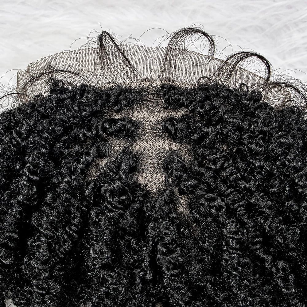 14 Inch Box Braids Wig | 9x6 Lace Frontal | Curly Ends