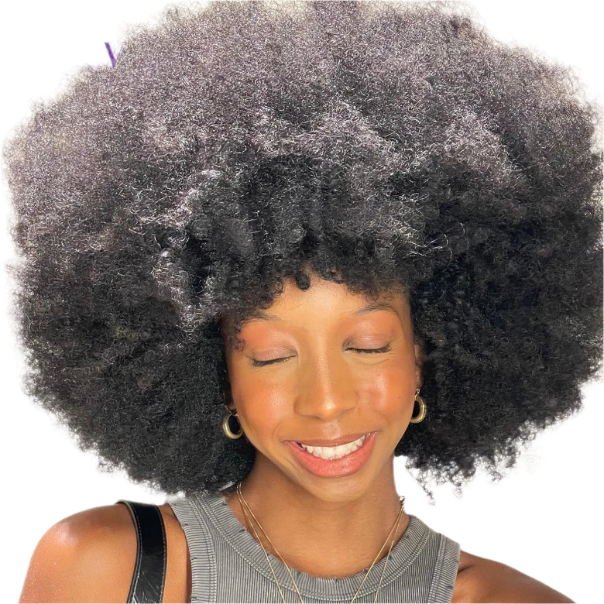 450 Density Afro Kinky Curly HD Lace Frontal Wig | Glueless & Ready to Wear Luxegan