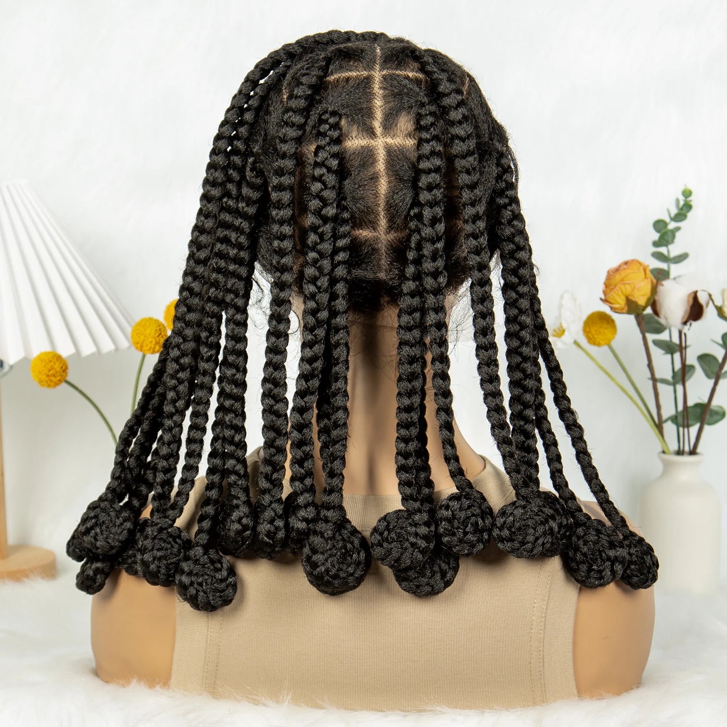 KIMA Chunky Knotless Bantu Box Braids Wig | Full Lace Luxegan
