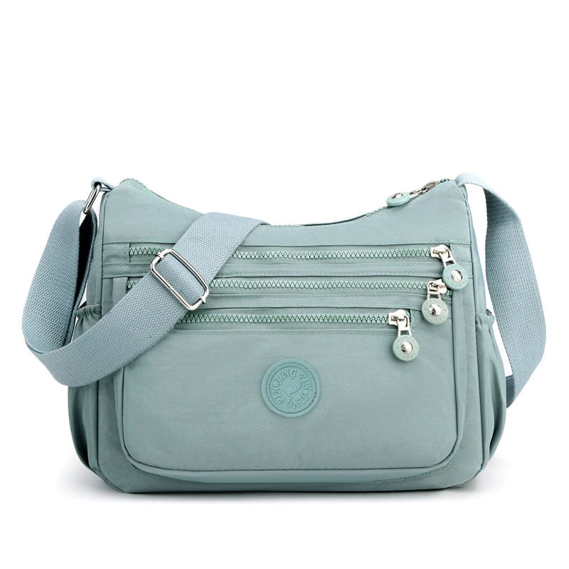 Women's Messenger Large Capacity Shoulder Bag | Polyester Fashion Cosmetic Bag & Simple Versatile Handbag (Crossbody Bag) Luxegan