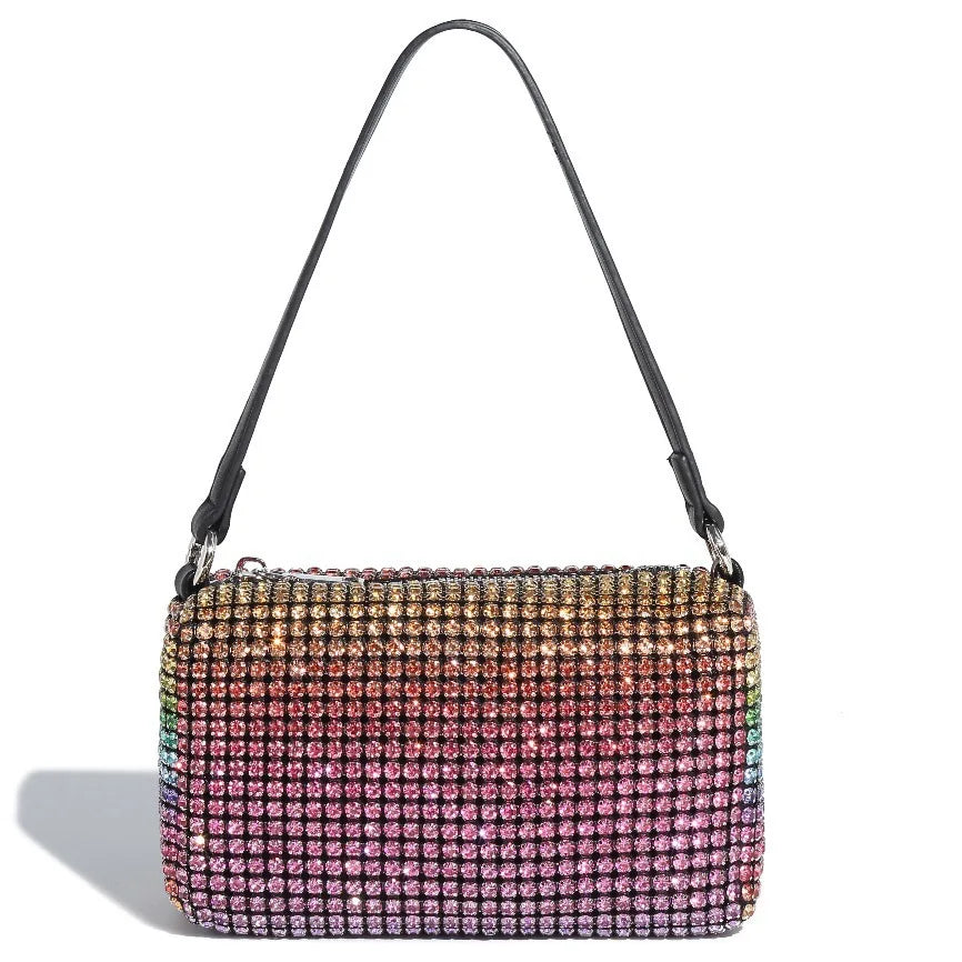 Sparkly Rhinestone Clutch | Elegant Party & Daily Crossbody Luxegan