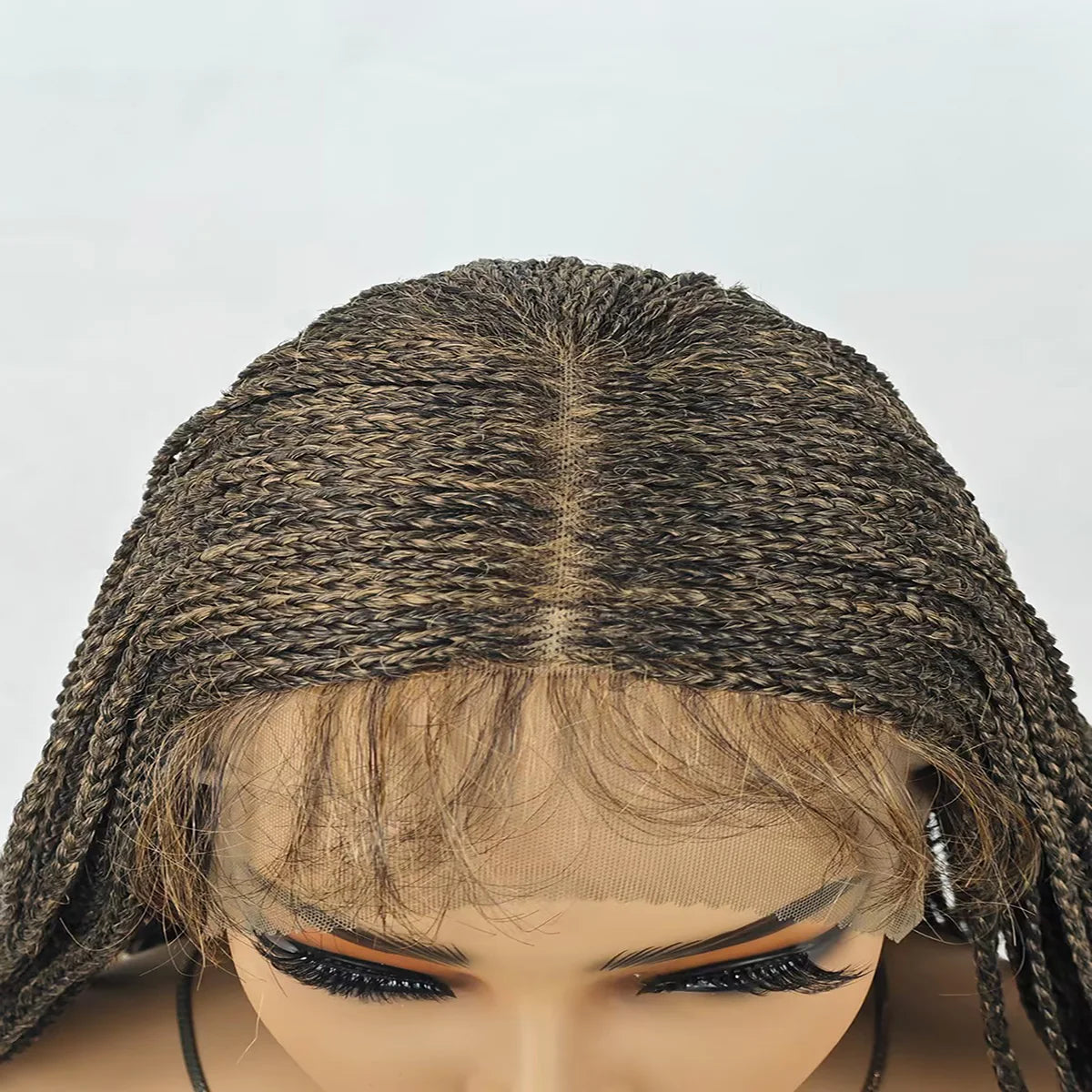 Long Curly Braided Wig | Synthetic Braiding Wig | Daily Use | 26+ Inches