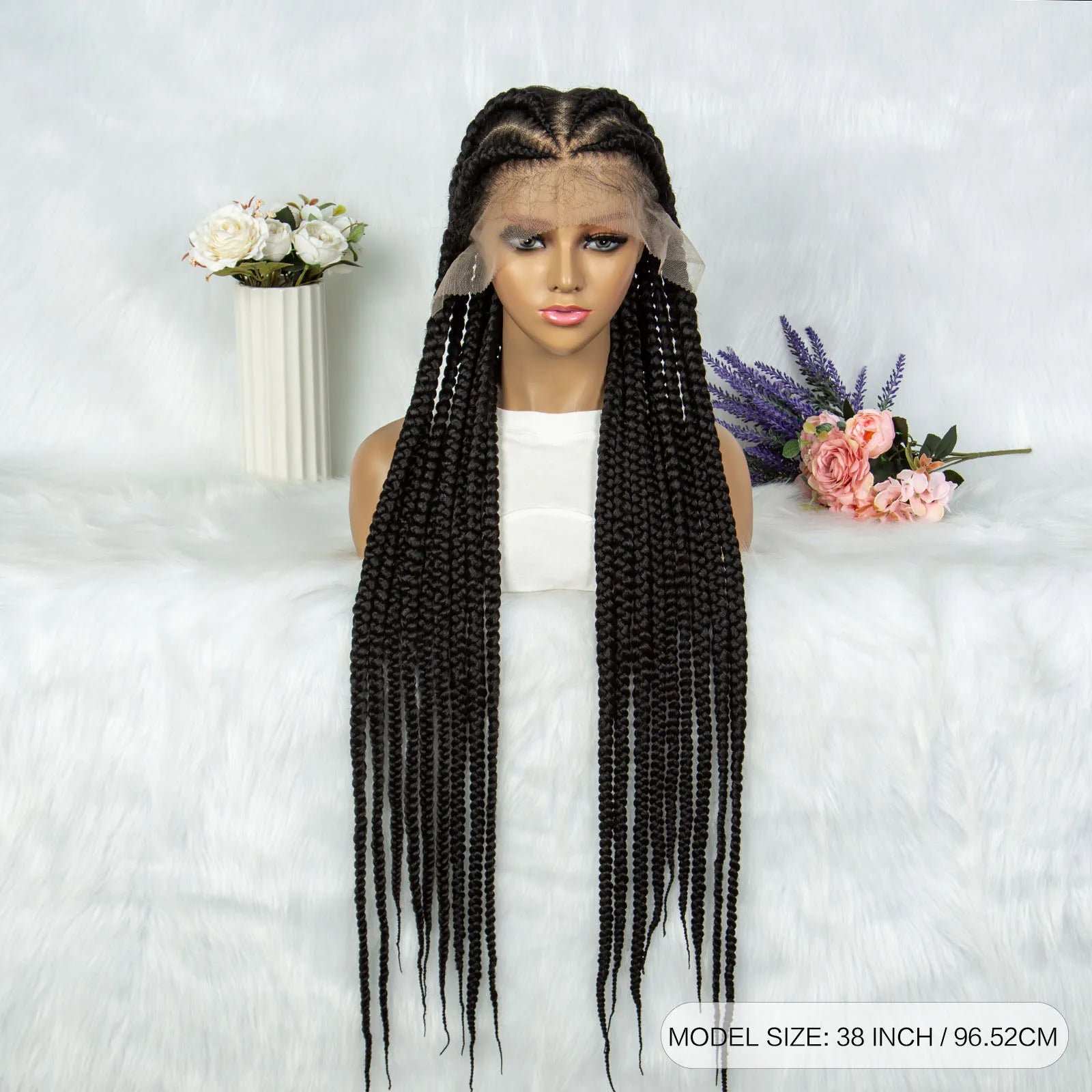 KIMA Boho Knotless Box & Twisted Dreadlocks Wig | Full Lace Luxegan