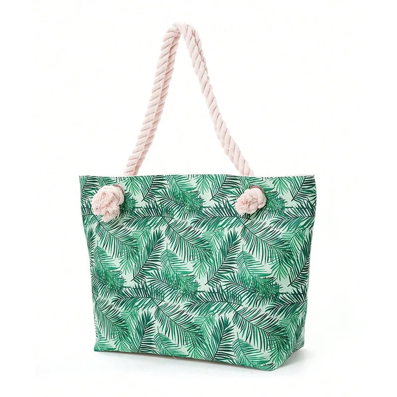 Women's Shoulder Bag | Casual Canvas Printing & Beach Style Handbag Luxegan