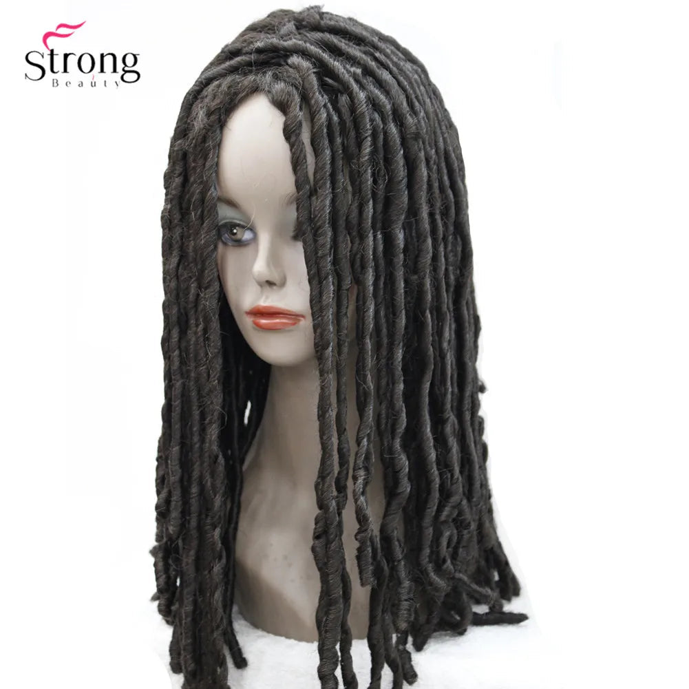 StrongBeauty Twist Hair Crotchet Braids Wigs Synthetic Dreadlocks Braids Hair Wig Luxegan