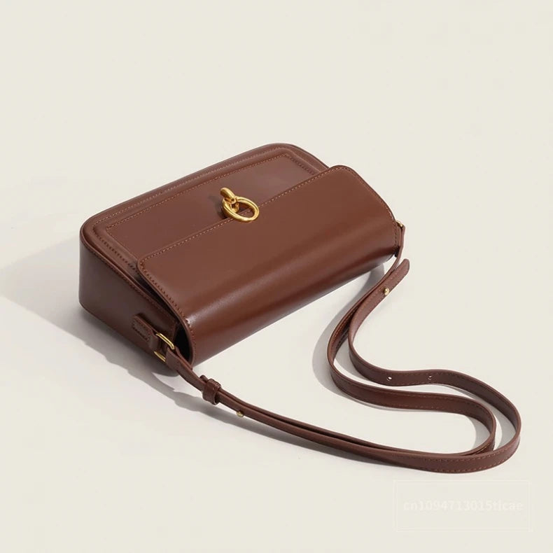 High-Texture Red Retro Bridal Wedding Bag | French Handbag & Commuter Underarm Bag Luxegan