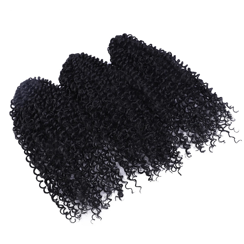 18" Afro Kinky Curly Crochet Hair | Ombre Passion Twist Braids | 60 Strands/Pack | Heat Resistant