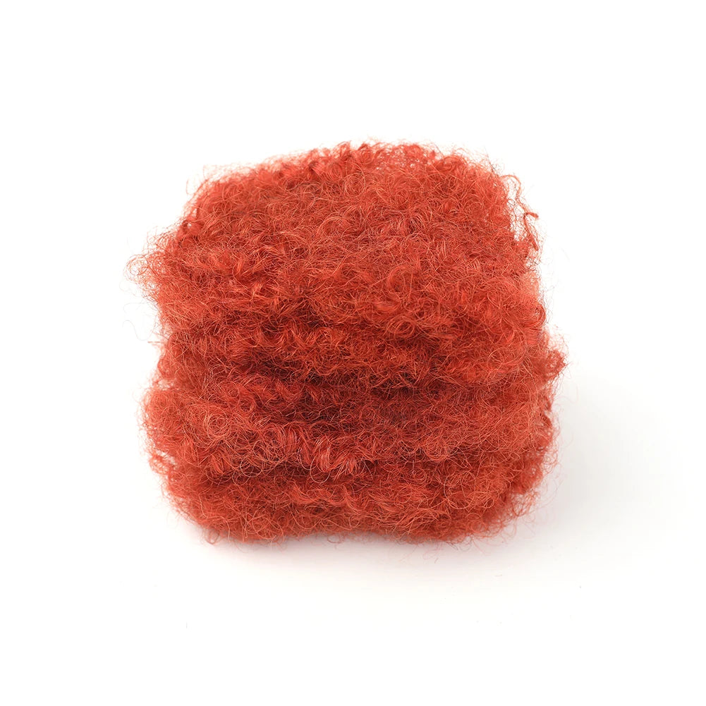 Afro Kinky Bulk Human Hair Extensions | Brazilian Kinky Straight Hair for Braids & Dreadlocks | Natural Crochet Hair