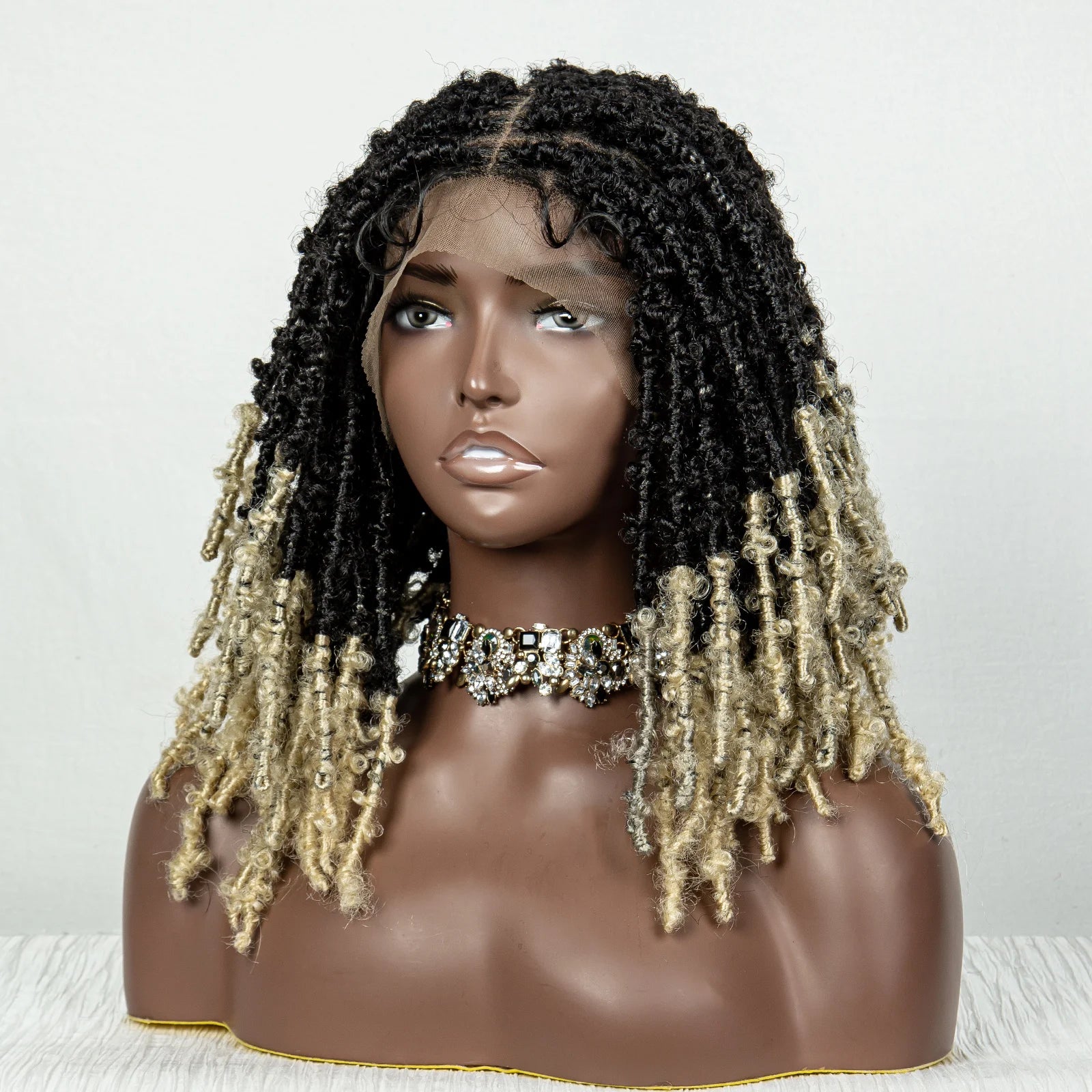Butterfly Locs Crochet Braids Bob Wig | Lace Front | Dreadlock Style Luxegan