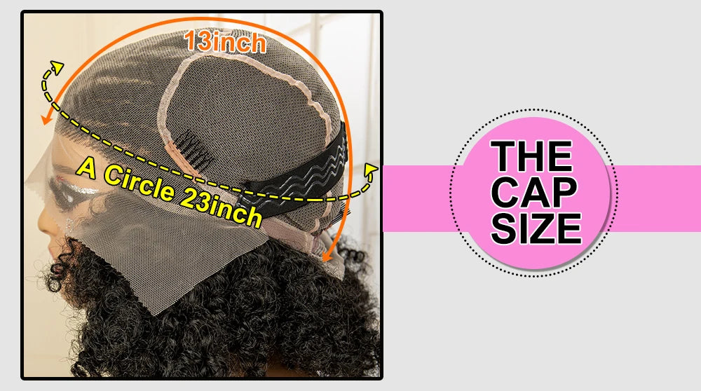 Premium Full Lace Afro Braided Wig - 8 Inch Short Kinky Curly Cornrow Braids Wig with Baby Hair - Natural Look - Luxegan