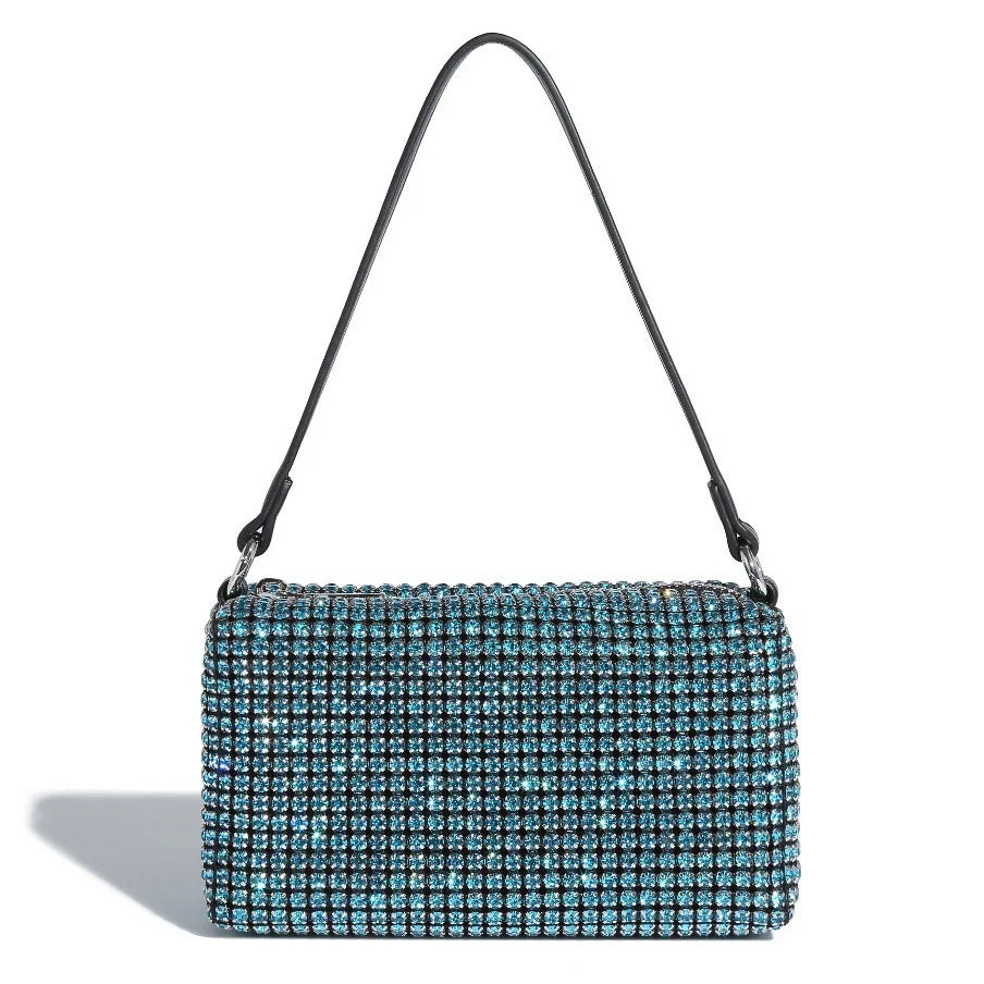 Sparkly Rhinestone Clutch | Elegant Party & Daily Crossbody Luxegan