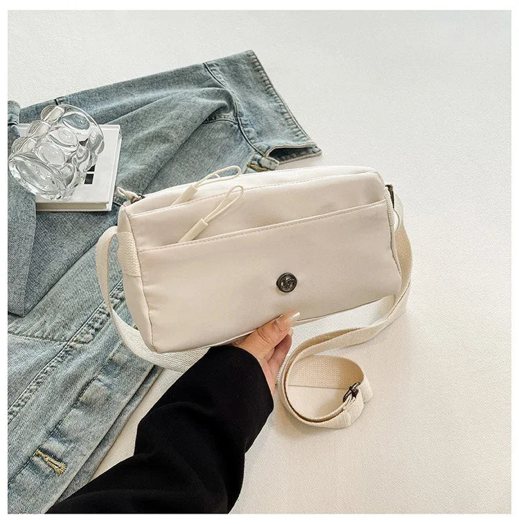 New Style Versatile Nylon Crossbody Bag | Simple Summer Leisure Single-Shoulder Tourist & Commuter Bag for Women Luxegan