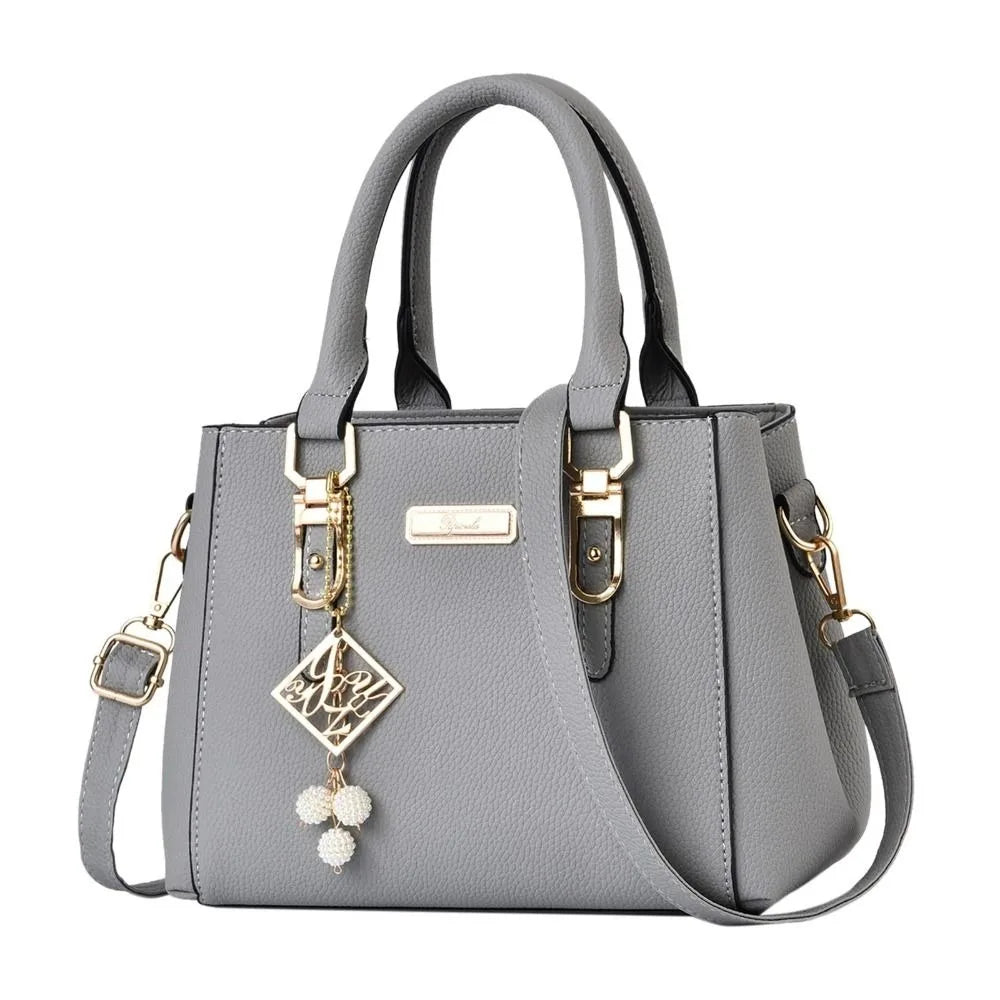 Casual PU Leather Shoulder Bags for Women | Large Capacity Handbag & Messenger Bag Tote Luxegan