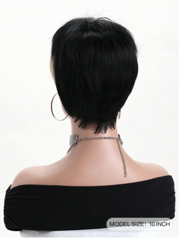 Luxury 26 Inch Kinky Straight Headband Human Hair Wig | Glueless Machine Made Natural Look Wig Luxegan