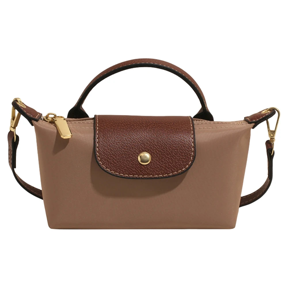 New Hot Sale Plaid Canvas Dumpling Bag | Crossbody Shoulder Bag & Lightweight Handbag Luxegan