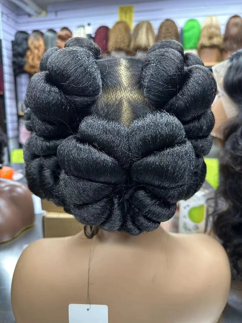 HD Full Lace Knotless Box Braids Wig | Handmade African Braiding Hair Luxegan