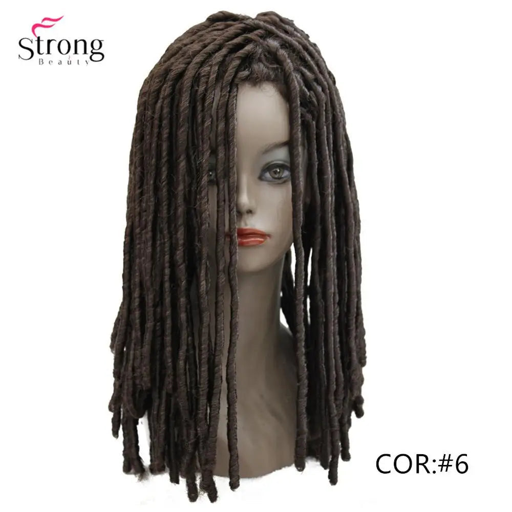 StrongBeauty Twist Hair Crotchet Braids Wigs Synthetic Dreadlocks Braids Hair Wig Luxegan