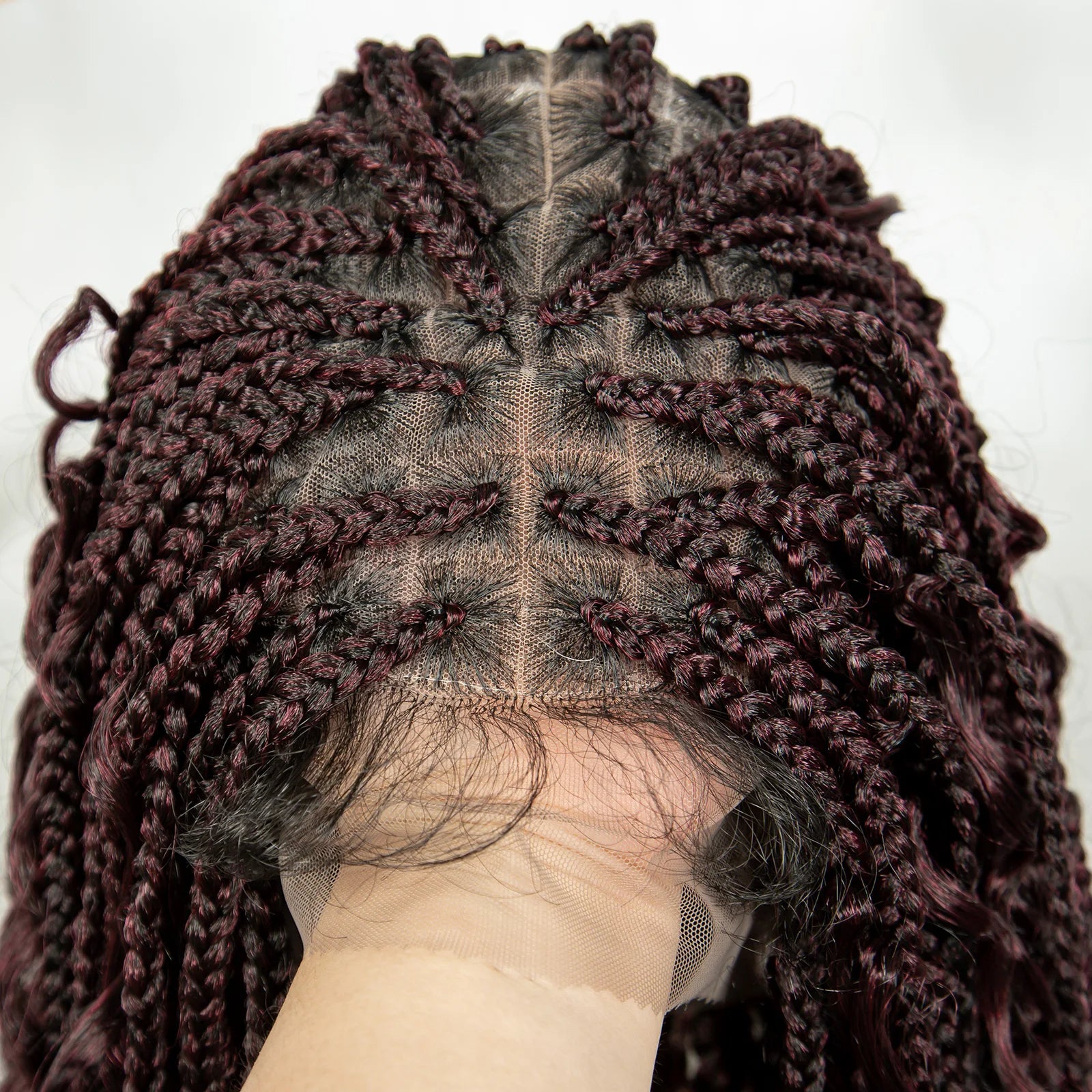 KIMA Box Twisted Dreadlocks Wig | Full Lace Front with Baby Hair Luxegan