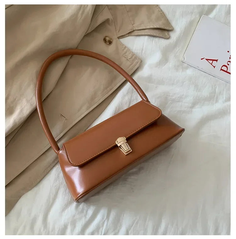 Luxury Brand Crossbody Bags for Women | Fashion Design Underarm & Woman Shoulder Bag (Female Handbag & Purses, Solid Color) Luxegan