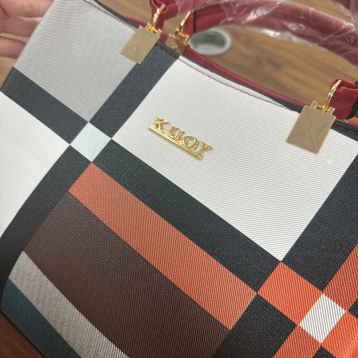 Stitching Wild Messenger Bag | Female Totes Designer Brand Plaid Shoulder Bag & Luxury Handbag Luxegan
