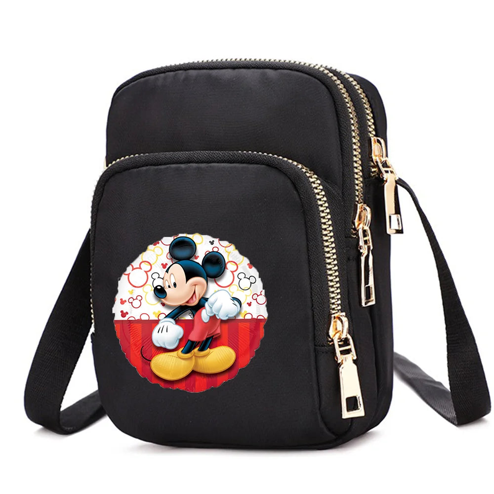 Mickey & Minnie Mouse Shoulder Bag | Cartoon Crossbody Handbag Luxegan