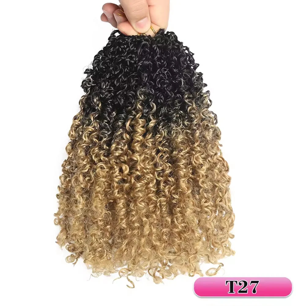 Pre-looped Yanky Twist Crochet Hair | 8/10/12 Inch Passion Twist Braids Luxegan