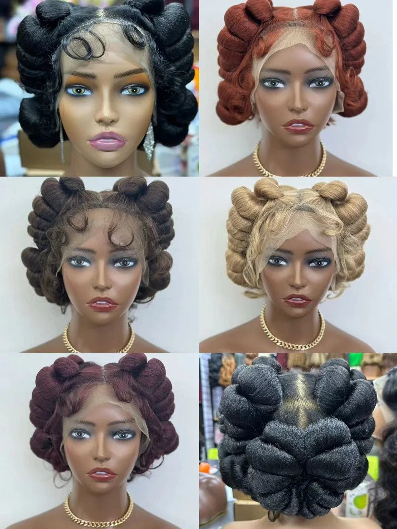 HD Full Lace Knotless Box Braids Wig | Handmade African Braiding Hair Luxegan