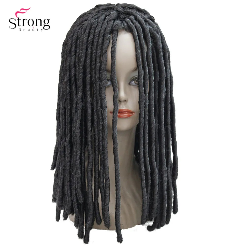 StrongBeauty Twist Hair Crotchet Braids Wigs Synthetic Dreadlocks Braids Hair Wig Luxegan