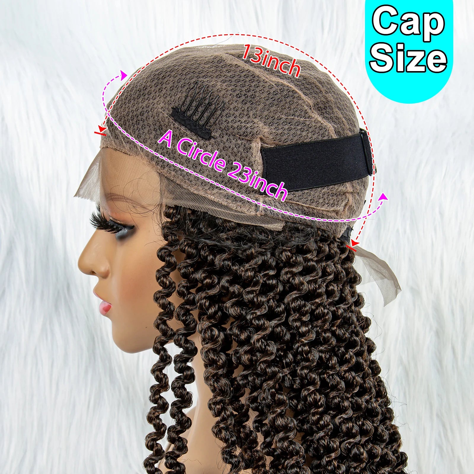 18" HD Lace Full Lace Braided Wig | Twist Braids | Baby Hair | Natural Look | Synthetic Hair