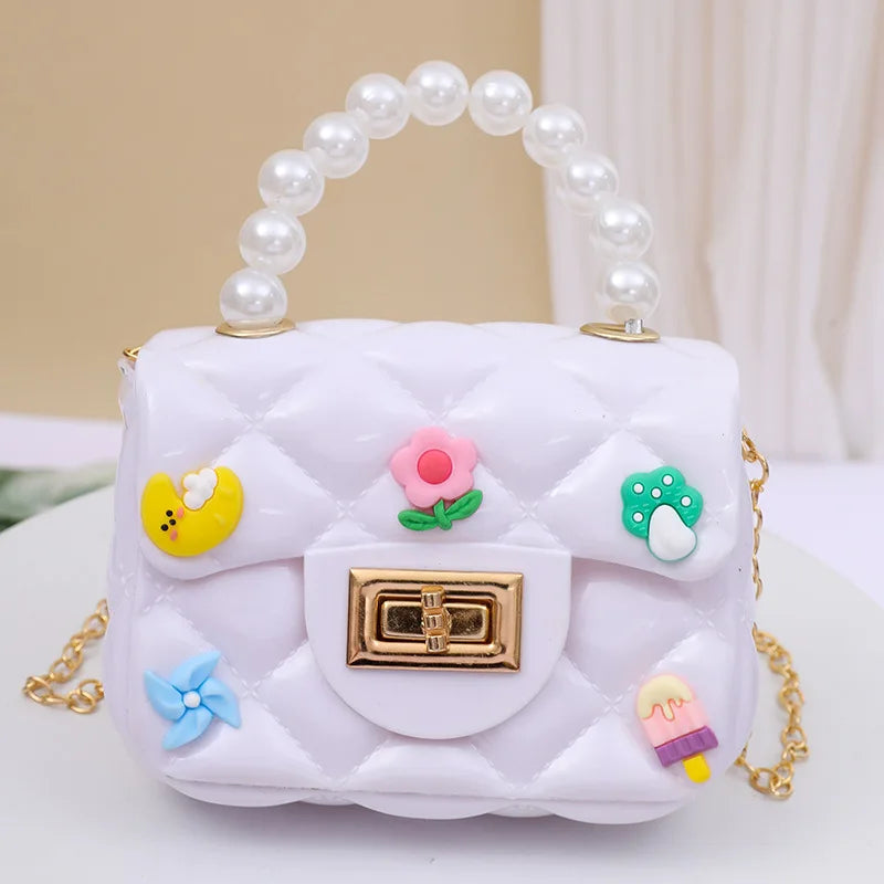 Barbie Fashion Women's Crossbody Bag | Mini Shoulder Bag, Mobile Phone Coin Purse & Cosmetics Storage Small Square Bag Luxegan