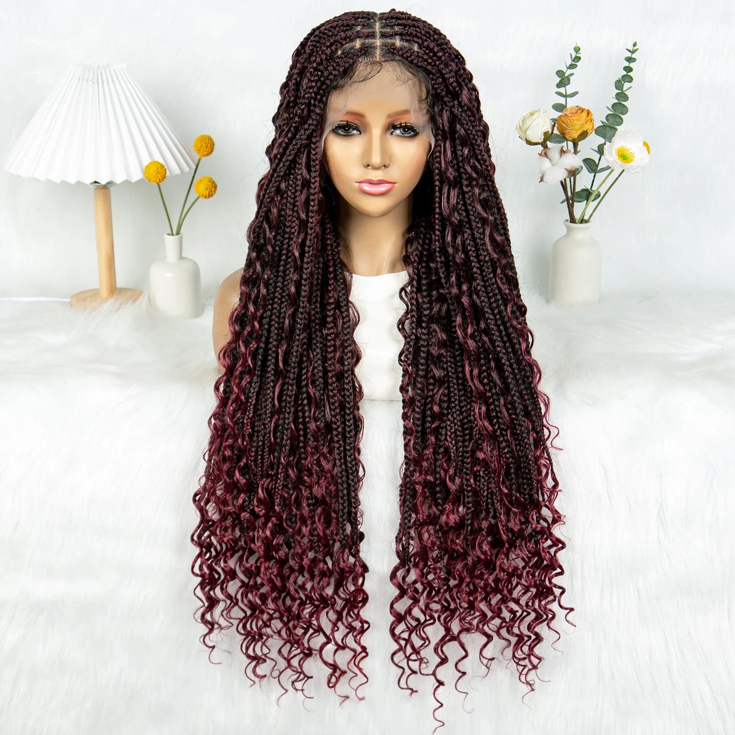 KIMA Box Twisted Dreadlocks Wig | Full Lace Front with Baby Hair Luxegan