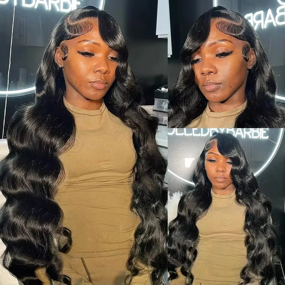 Brazilian Body Wave 13x6 / 360 HD Transparent Lace Front Wig | Pre-Plucked 13x4 Lace Frontal Human Hair Wig for Women Luxegan