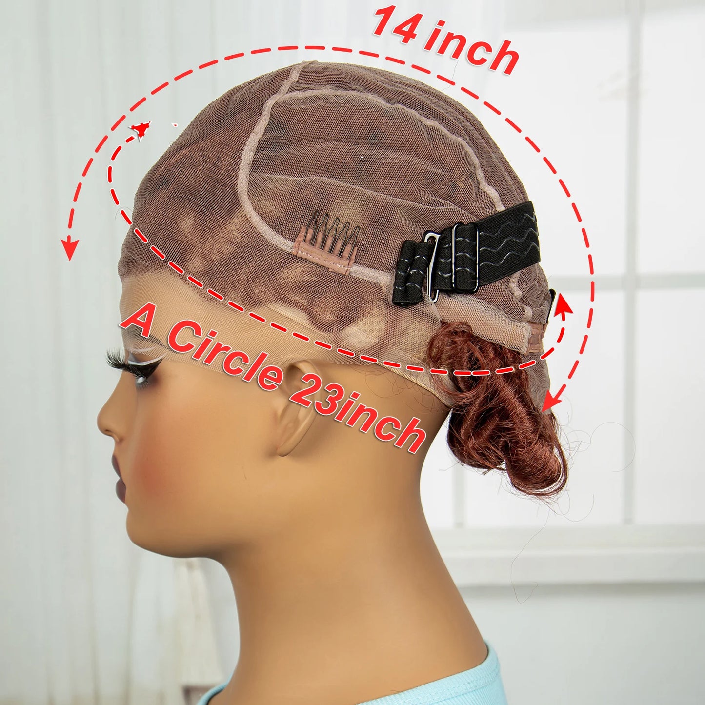 Ginger Full Lace Handmade Bantu & Dreadlock Braided Wig with Baby Hair | Synthetic Braided Wig for Black Women Luxegan