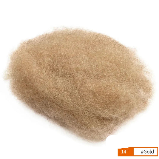 Afro Kinky Bulk Human Hair for Braiding | 50g Brazilian Remy Extensions for Dreadlocks & Crochet Braids Luxegan