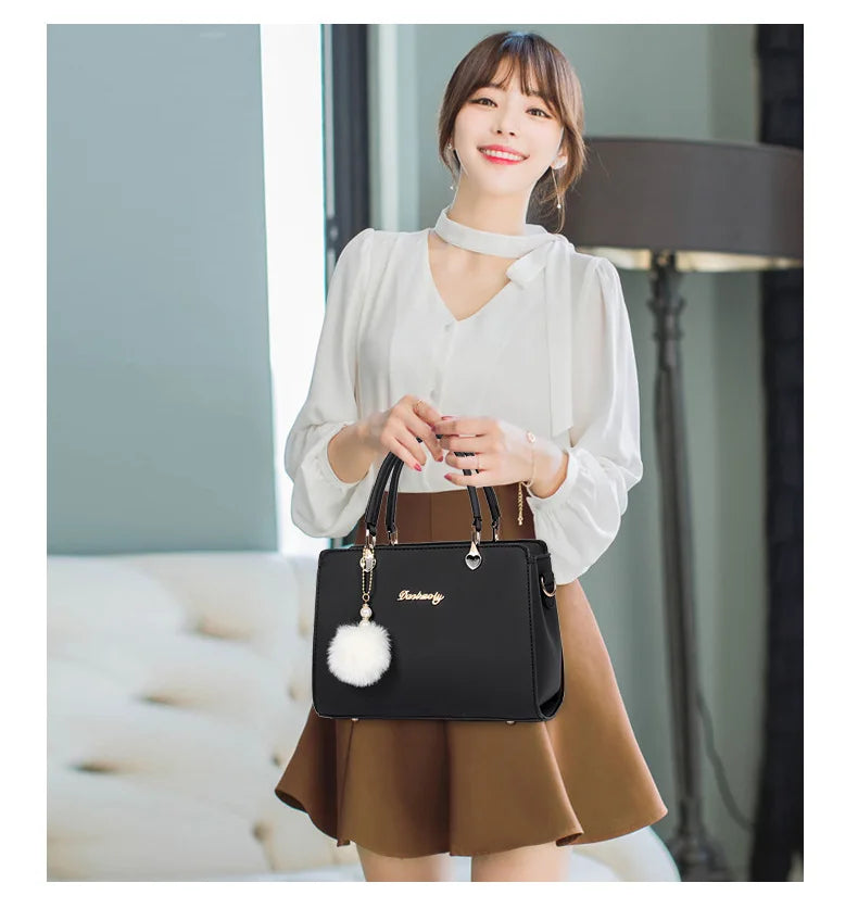 Women's Bag Shoulder & Handbag | Vintage Messenger Bag & Composite Purse Wallet Luxegan