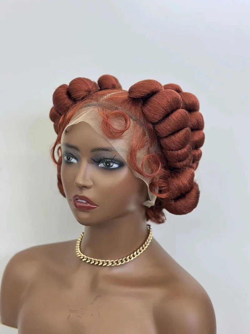 HD Full Lace Knotless Box Braids Wig | Handmade African Braiding Hair Luxegan