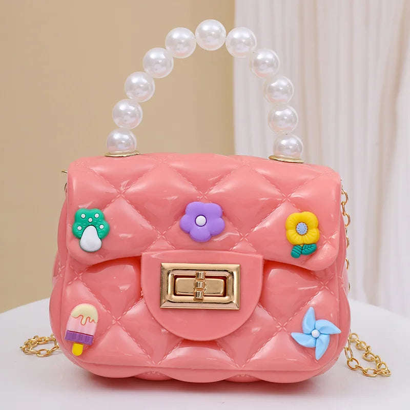 Barbie Fashion Women's Crossbody Bag | Mini Shoulder Bag, Mobile Phone Coin Purse & Cosmetics Storage Small Square Bag Luxegan