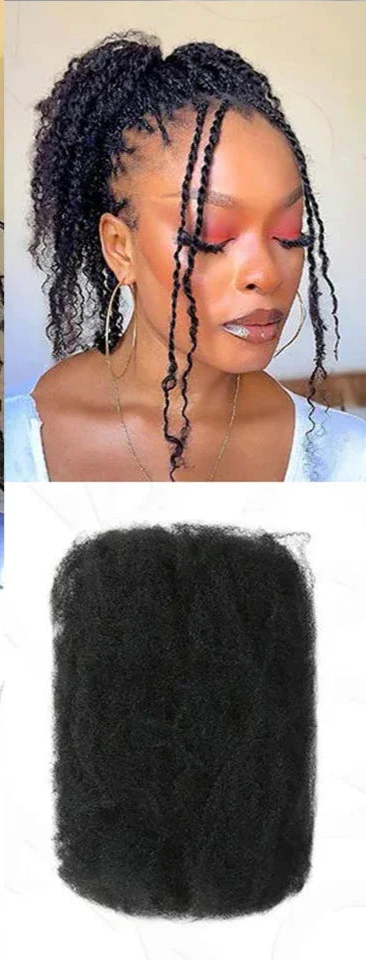 Choice Afro Kinky Bulk Human Hair | 100% Virgin Brazilian for Braids & Twists Luxegan