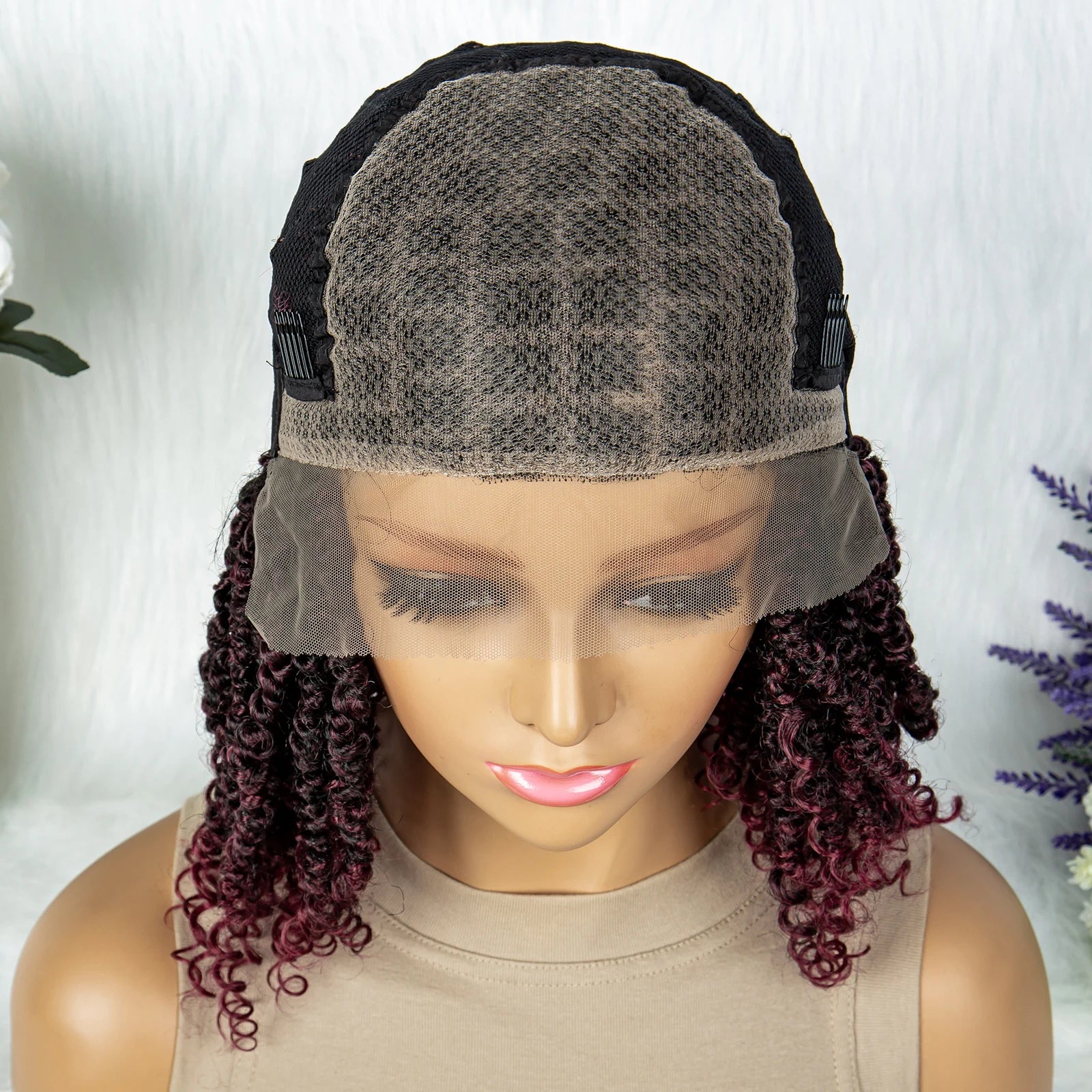 HD Lace Front Curly End Box Braids Wig | 9*6 Part Luxegan