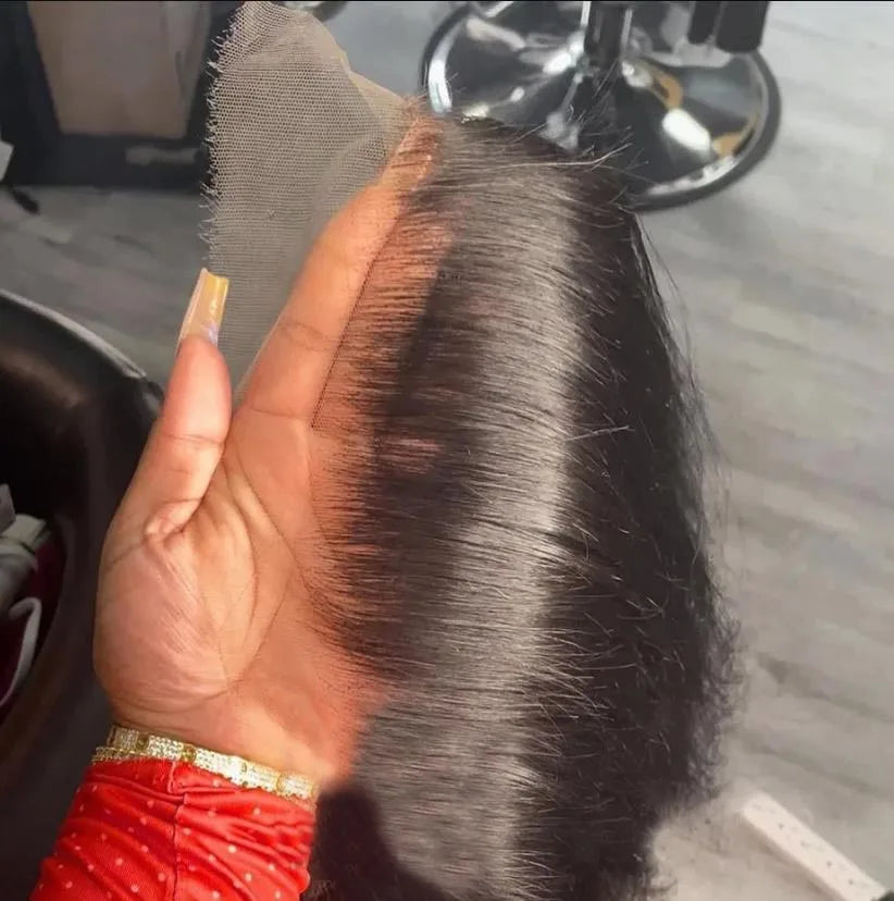 Straight & Body Wave HD Transparent Lace Frontal | 13x4 & 4x4 Lace Closure | Pre-Plucked Human Hair Luxegan